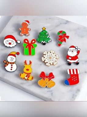 Festive Pins Party Favor Bags - Assorted Colors